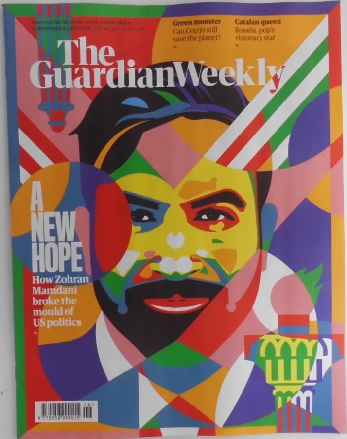 The Guardian Weekly magazine 14th Nov '25 Zohran Mamdani broke US politics mould - Image 1 of 1