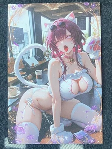 Matchmaker 2 Spicy Waifu NSFW A5 Sizes Card Board Kafka Honkai Star Rail Cosplay - Picture 1 of 3