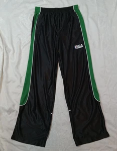 NBA Elevation Warm Up Track Pants Mens L Green Black Pull On New w/ Tags - Picture 1 of 24