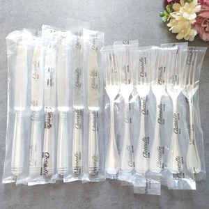 Christofle Malmaison 12pcs Silverplate Flatware Dessert Knife Fork MINT - Picture 1 of 24