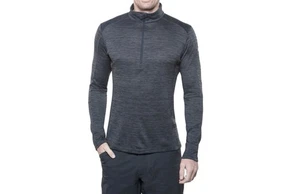 Men's KUHL Grey Alloy Half-Zip Knit Pullover with Thumbholes Base Layer XL - Bild 1 von 5