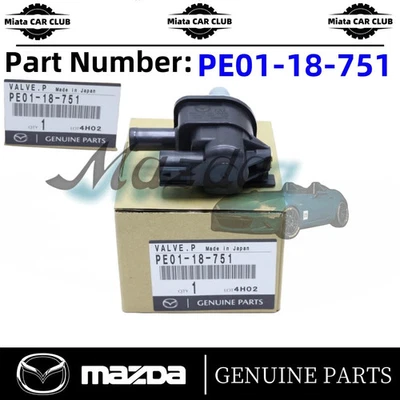 Válvula de control de purga genuina Mazda 2016-2025 Mazda MX-5 Miata PE01-18-751 OEM NUEVO Foto 1 de 4