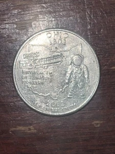 2002 Ohio State Quarter Circulated P Mint Coin Free Shipping - Picture 1 of 2