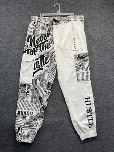 Rue 21 Kreamy Pants Women 2X Pull-On Relaxed Cargo All Over Print Hustle Baggy - Bild 1 von 13