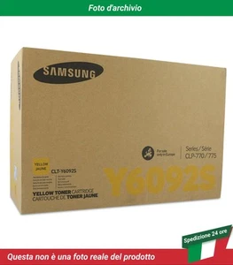 CLT-Y6092S/ELS Samsung CLP-770ND Cartuccia del Toner Giallo - Photo 1/2