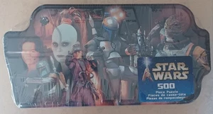 Star Wars 2002 500 Piece Bounty Hunter Puzzle Collectible Tin C5 - Picture 1 of 3
