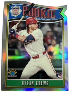 2025 Bowman Chrome Rookie of the Year Favorites Dylan Crews RC Nationals #ROY-1 - Picture 1 of 2