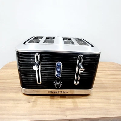 RUSSELL HOBBS Inspire 24383 4-Slice Toaster - Black - Image 1 of 4