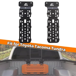 Bed Rail Mounts Fit for Toyota Tacoma Tundra Recovery Board Brackets NEW - Picture 1 of 24