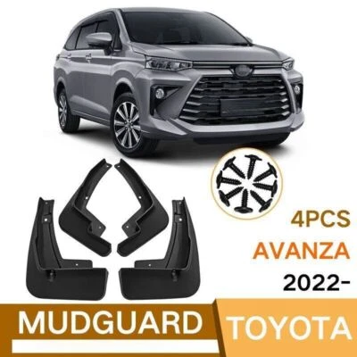 For Toyota avanza 2022 Mud Flaps Splash Guard Mudguard 4PCS - Image 1 of 4