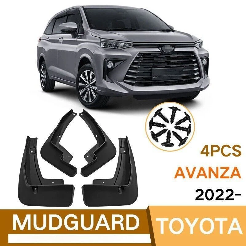 For Toyota avanza 2022 Mud Flaps Splash Guard Mudguard 4PCS - Image 1 of 4