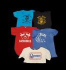 Lot Of (5) Vintage 80s 90s Graphics T-shirts Womans S/M Diving Beach Bars 