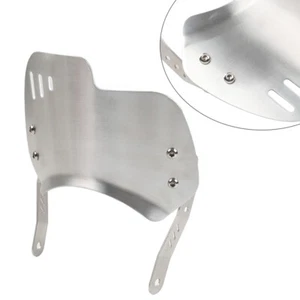 Motor Windshield Windscreen W/Bracket Universal For 6"-8" Round Headlight - Picture 1 of 14