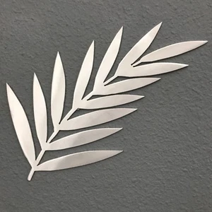 Grain ALUMINUM Metal Wall Art Decoration Skilwerx 12 x 9 Modern Floral 30 - Picture 1 of 4