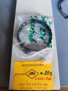 Weckerfeder AMA W-23a für Junghans 231 L/2 Triv. GW 7,5 x 0,30 x 1000 mm - Bild 1 von 1