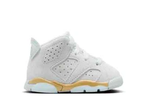 [HF0414-074] Kid's Air Jordan 6 Retro Craft Paris Toddler Pearl *NEW* - Picture 1 of 6