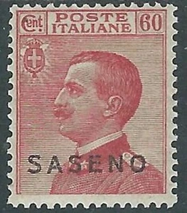 1923 SASENO EFFIGIE 60 CENT MH * - I29-8 - Imagen 1 de 1