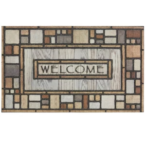 Mat Door Welcome Outdoor Indoor Doormat Front Coir Rubber Non Slip Rug Mats New - Picture 1 of 6