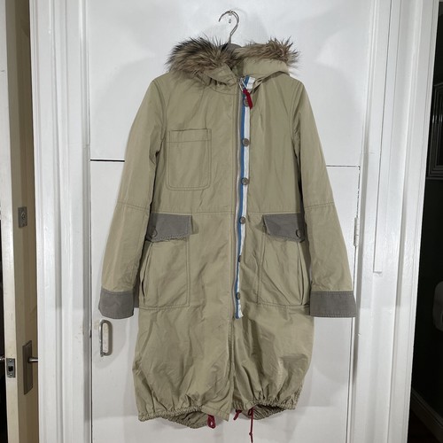 Uniqlo Undercover Parka Giacca Cappotto Beige Jun Takahashi Donna Taglia S Utility