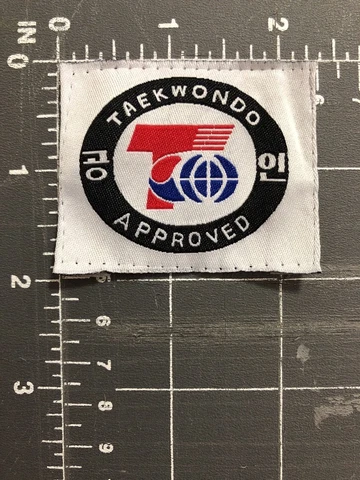 World Taekwondo Tae Kwon Do Federation Patch Korean Martial Arts WTF Approved Cover