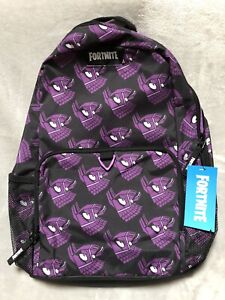 NEW FORTNITE Amplify 16in Boys/Girls Purple Backpack School Bag