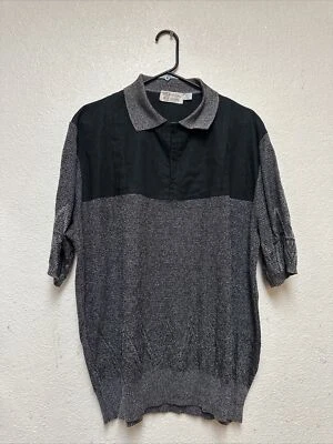 St. Croix Men’s Knit Dick Bruhn Polo  Shirt Woven Rare Sz XL - Image 1 of 4
