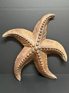 LARGE CARVED WOOD STARFISH PAPERMACHE MOLD - Picture 1 of 8