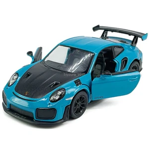 1/36 2017 Porsche 911 GT2 RS Model Car Diecast Toy Vehicle Kids Boys Gifts Blue - Picture 1 of 10