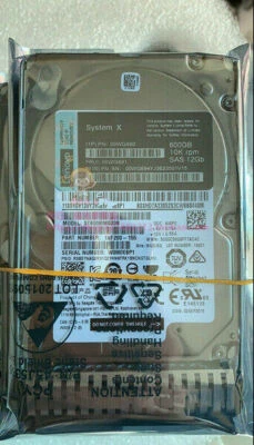 LENOVO 00WG690 00WG691 600GB SAS 10K 12GBPS 2.5" G3HS X3650M5 Hard Drive - Image 1 of 2