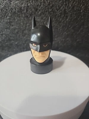 1989 DC Batman Head Mini Bust Plastic Candy Container - Image 1 of 4