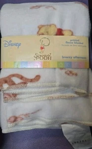 Disney Baby Printed Fleece Blanket Winnie the Pooh - Picture 1 of 2
