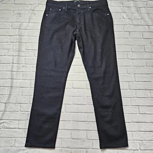 Jack & Jones Herren JJiglenn Original Slim Fit Jeans 34W / 30L Schwarz Denim Smart - Bild 1 von 14