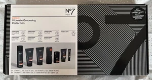 No7 MEN ULTIMATE GROOMING GIFT SET Serum, Moisturiser, Face, Body Wash, Scrub - Picture 1 of 3