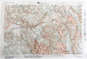 Leadville, Colorado (NJ 13-1) Raised Relief Map - Imagen 1 de 1