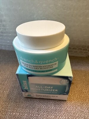 Bliss Drench & Quench All-Day Moisturizer with Hyaluronic Acid 1.7 fl oz New - Image 1 of 4