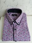Thomas Nash mens Long Sleeve Shirt PURPLE Med Chest 40in/101.5cm Used VERY GOOD 