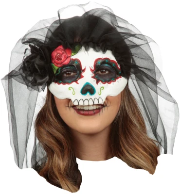 Ghoulish Productions Catrina Latex Face Mask Horror Halloween Cosplay - Image 1 of 4