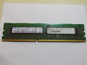 Módulo RAM servidor DDR3 Samsung 4 GB 1Rx4 PC3-10600R REG ECC - M393B5270, #SU133 - Imagen 1 de 2