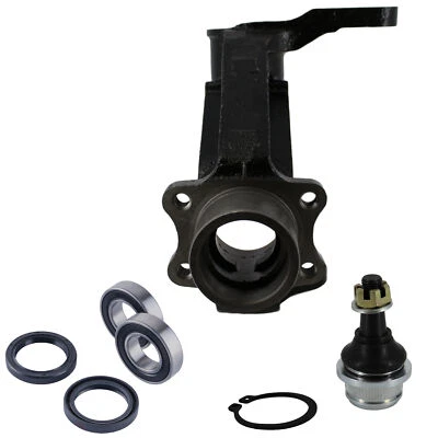 Kawasaki Front Left Knuckle Assembly Kit Mule 39186-0327 39186-0074 39186-1096 - Image 1 of 4