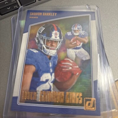2018 Panini Donruss - Rookie Gridiron Kings #RGK-6 Saquon Barkley (RC) - Image 1 of 2