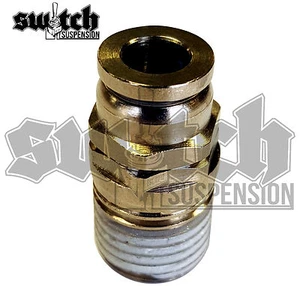 Conector recto macho empuje para conectar Numatics 1/8 NPT macho a 1/8 - Imagen 1 de 13