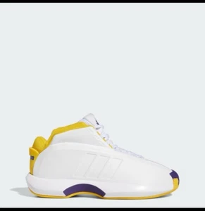 New with box adidas men Crazy 1 Kobe Laker Home size 10 - Picture 1 of 7