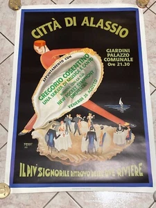 FILIPPO ROMOLI:MANIFESTO CITTà DI ALASSIO-NEW POCKET SYMPHONY ORCHESTRA 1987.4 - Picture 1 of 4