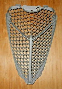 YAMAHA RAPTOR 700 GREY PLASTIC FRONT RADIATOR GUARD, VENTED COVER 13-22 - Picture 1 of 2