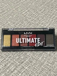 NYX Ultimate Edit Phoenix 6-Color Eye Shadow Palette: Yellow Red Purple - Picture 1 of 7