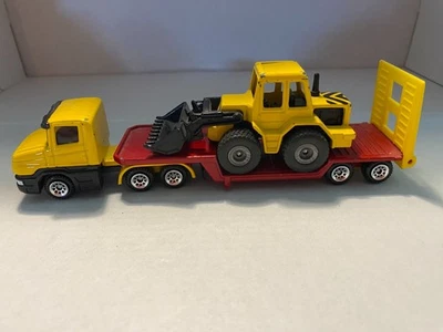 Siku 1610 Tieflader mit Siku Club 0802 Fontlader - Bild 1 von 4