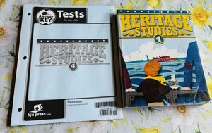 BJU Press Heritage Studies 4 Textbook and Test Answer Key (third edition) - Picture 1 of 9