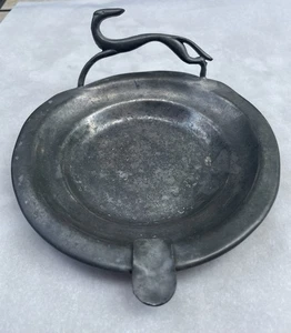 Pewter Tray Ashtray with Greyhound Art Deco Style - Picture 1 of 6