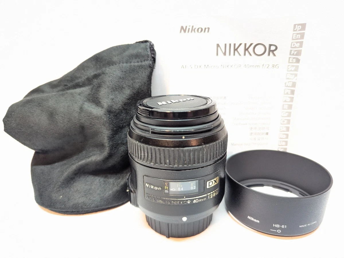 ジャンクAF-S Micro NIKKOR 40mm f/2.8G TA2859 ジャンクAF-S Micro NIKKOR 40mm f/2.8G TA2859