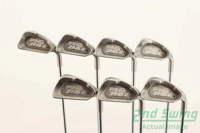 Ping Zing 2 Iron Set 3-9 Iron Steel Stiff Right Black Dot +1/4" - Image 1 of 4